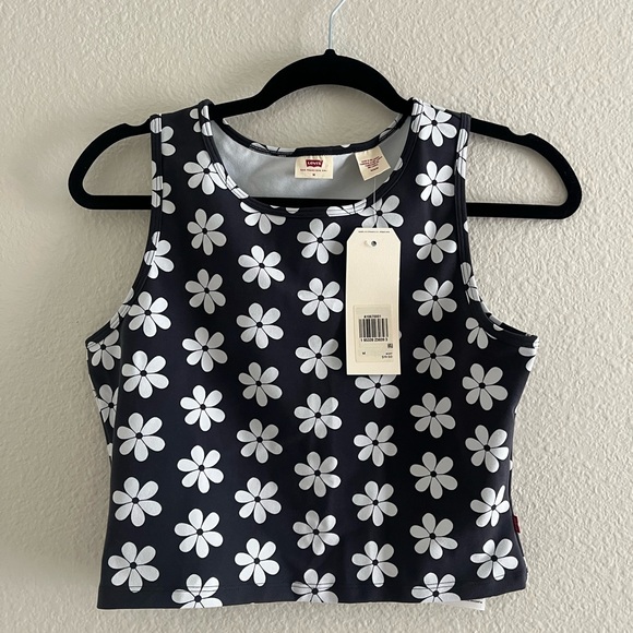 Levi’s Floral Crop Top - Picture 1 of 3